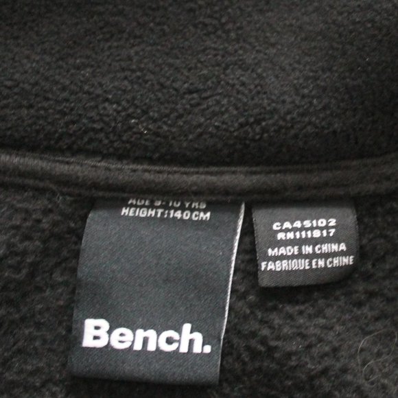 Girls cozy jet black bench fleece - Picture 5 of 9